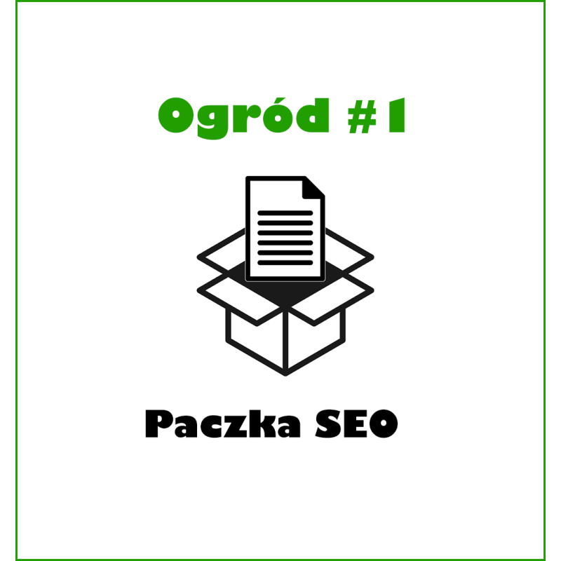 Paczka ogród nr 1